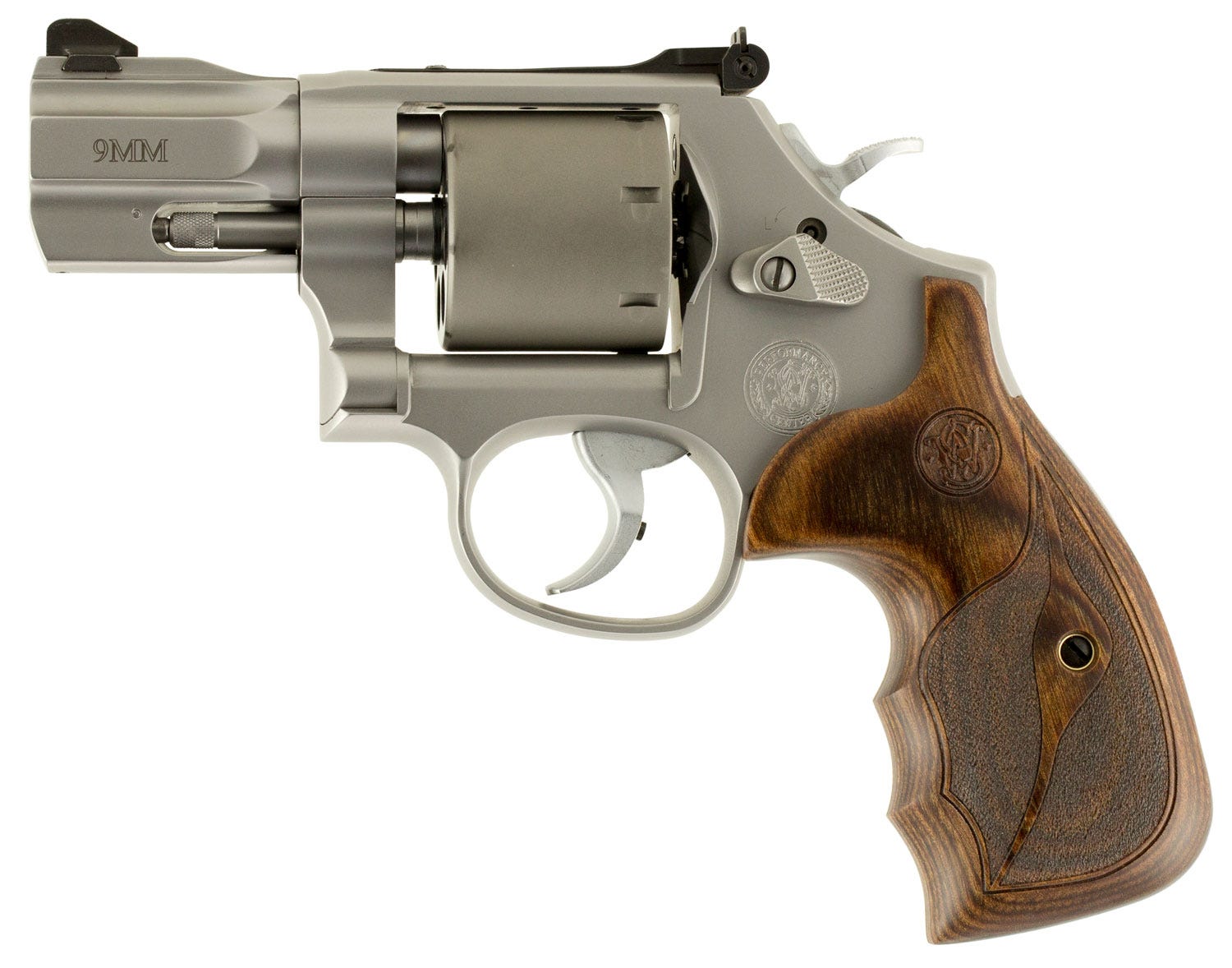 Smith and Wesson 986 Performance Center Stainless 9mm 2.5" Barrel 7-Rounds - Image 2