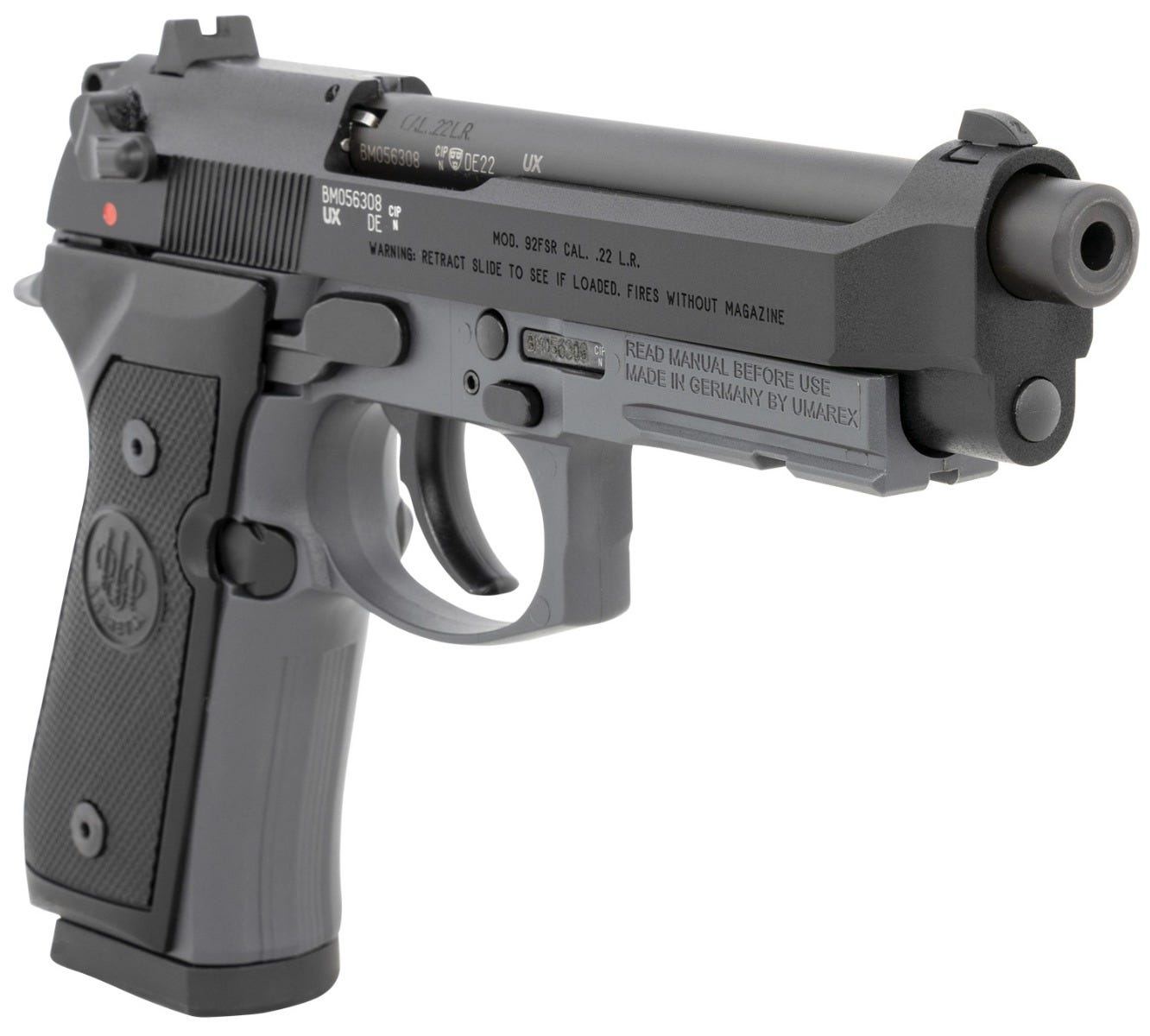 Beretta 92FSR Sniper Gray / Black .22 LR 5.3-inch 15Rds - Image 3