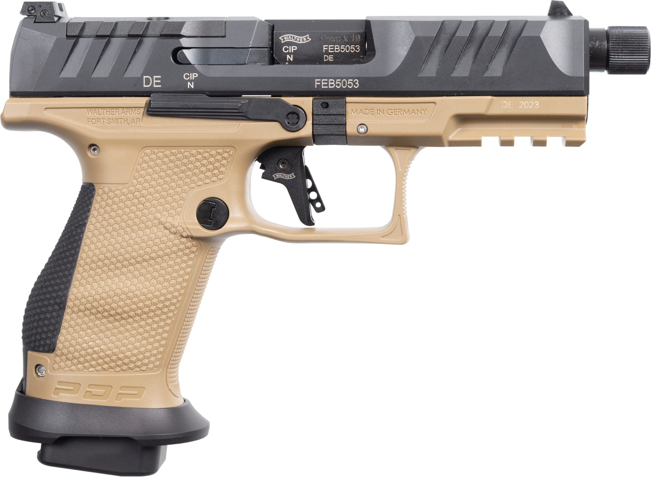 Walther PDP Pro Flat Dark Earth 9mm 4.6" Barrel 18-Rounds