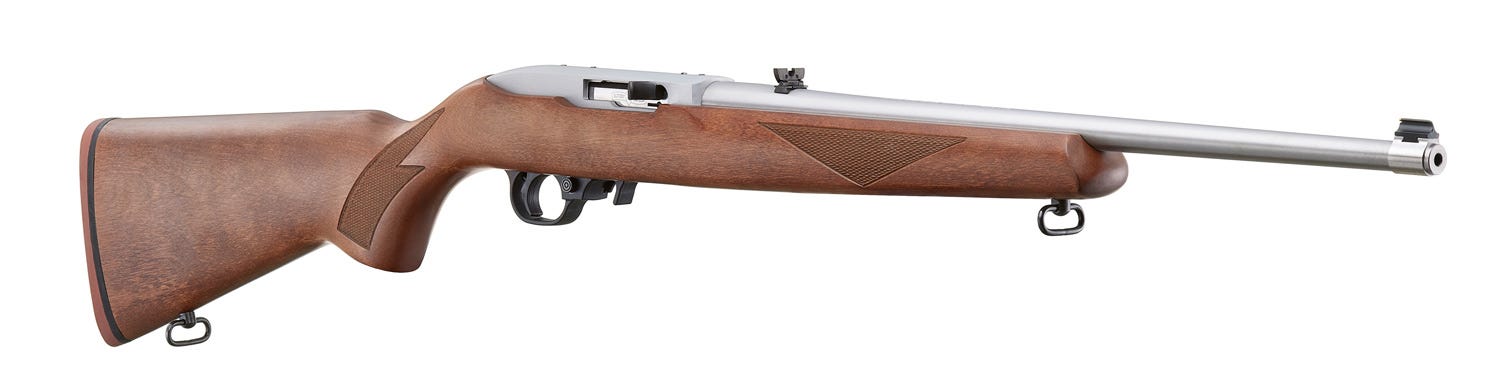 Ruger 10/22 Sporter 75th Anniversary Walnut / Stainless .22 LR 18.5" Barrel 10-Rounds - Image 4