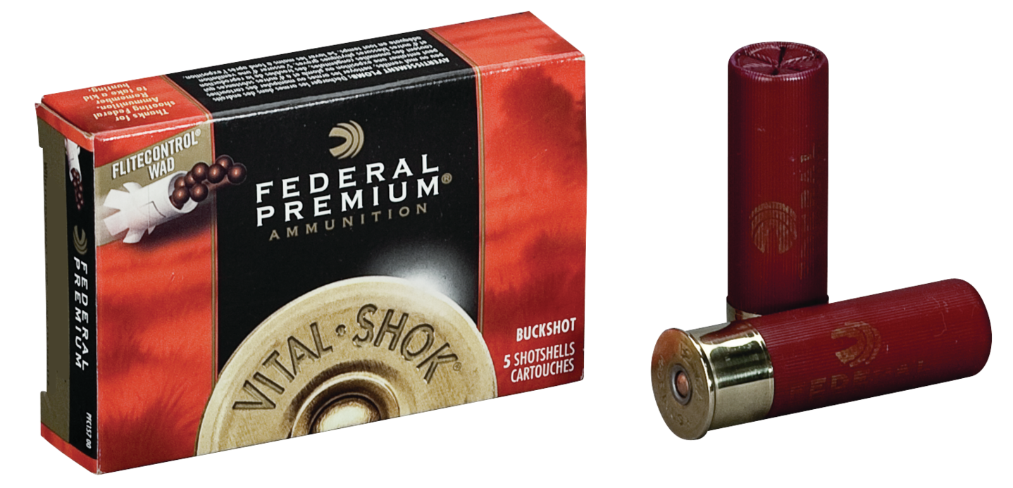 Federal Premium Vital-Shok 00 Buck Shotgun Ammo 12 Gauge 5-Rounds