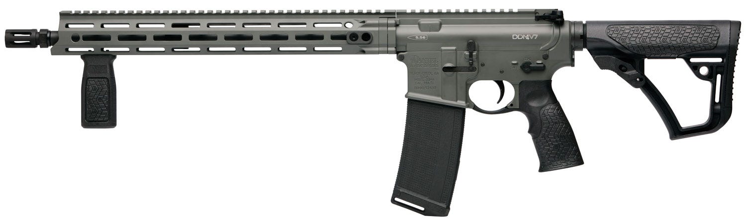 Daniel Defense DDM4V7 Deep Woods Green 5.56 / .223 Rem 16" Barrel 32-Rounds