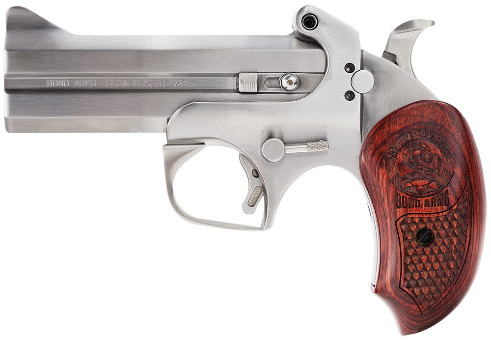 Bond Arms Snakeslayer IV Stainless .45 LC/.410 Gauge 4.25" Barrel 2-Rounds - Image 2