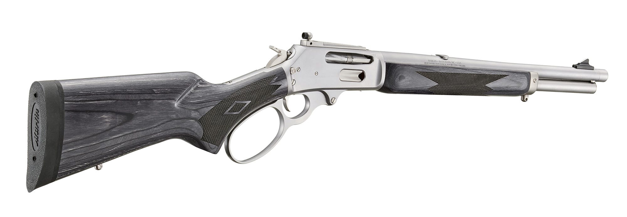 Marlin 336 Trapper Black Laminate / Silver .30-30 16.1" Barrel 5-Rounds - Image 5