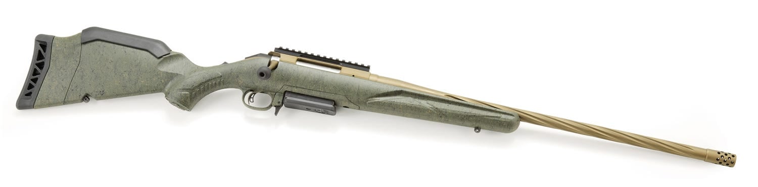Ruger American Predator Rifle Gen II Green Splatter / Bronze 6.5 Grendel 22" Barrel 10-Rounds - Image 6