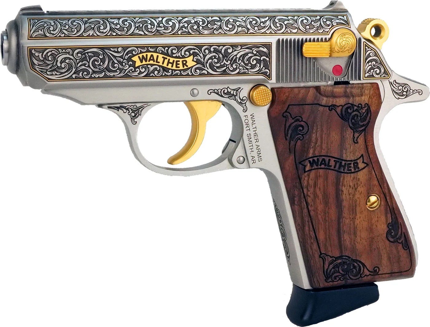 Walther PPK/S Exquisite Engraved .380 ACP 3.3" Barrel 7-Rounds - Image 3