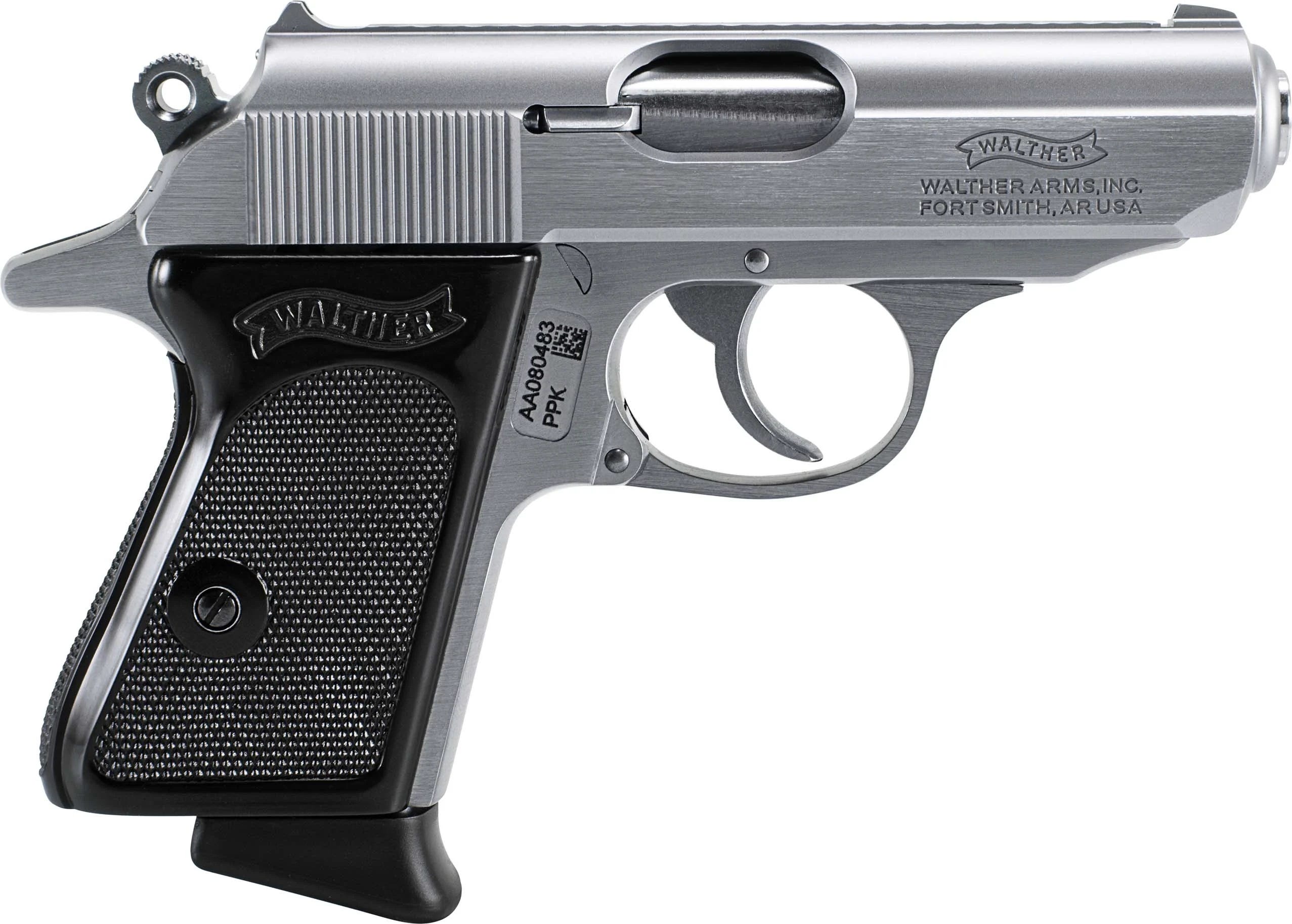 Walther PPK Stainless .32 ACP 3.3" Barrel 6-Rounds - Image 2