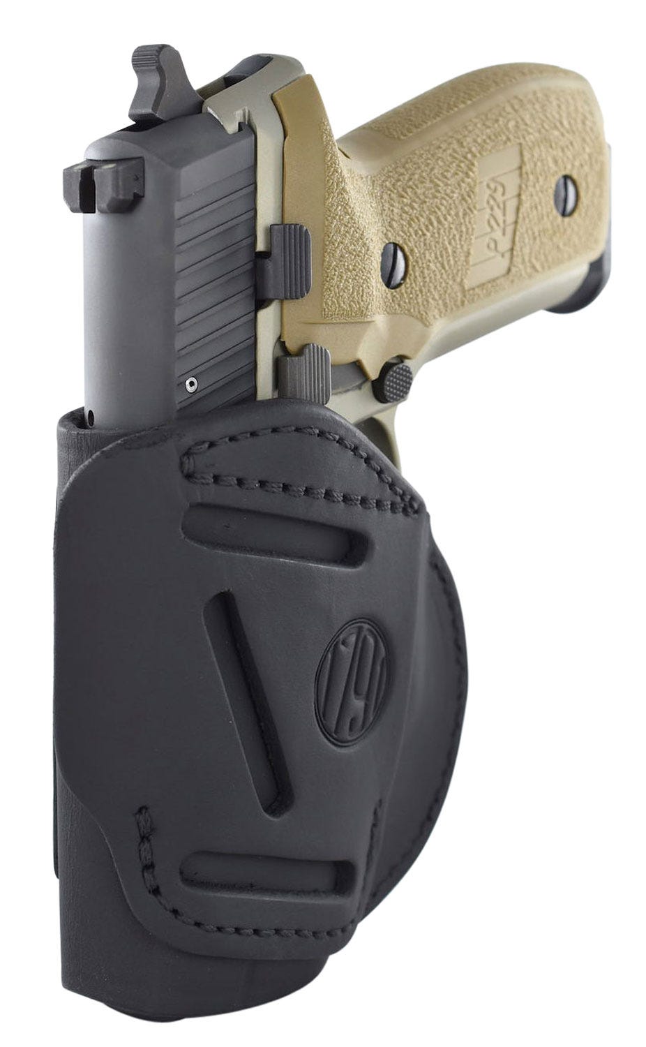 1791 Gunleather 4 Way Belt Holster Left-Hand for Beretta 92FS / Glock 17-19 / Jericho 941
