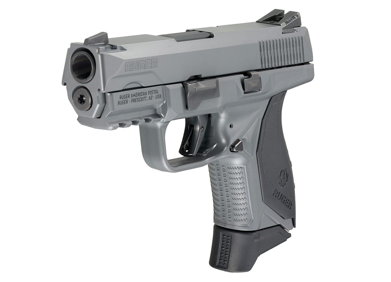 Ruger American Compact Pro Gray .45 ACP 3.75" Barrel 7-Rounds 3-Dot Sights - Image 4