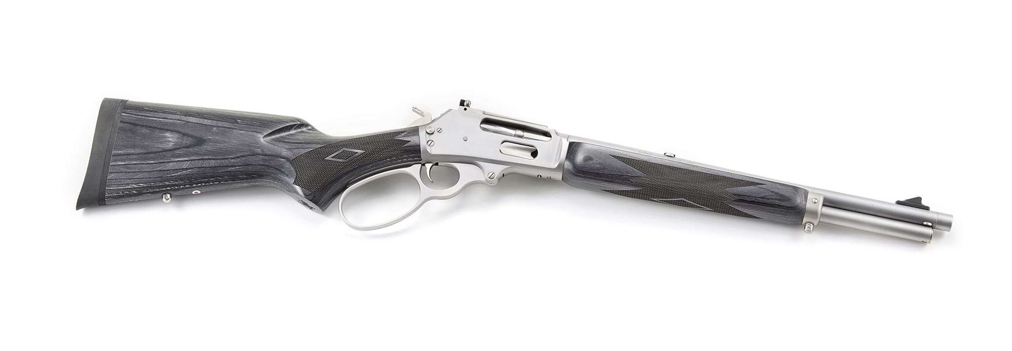 Marlin 336 Trapper Black Laminate / Silver .30-30 16.1" Barrel 5-Rounds - Image 6