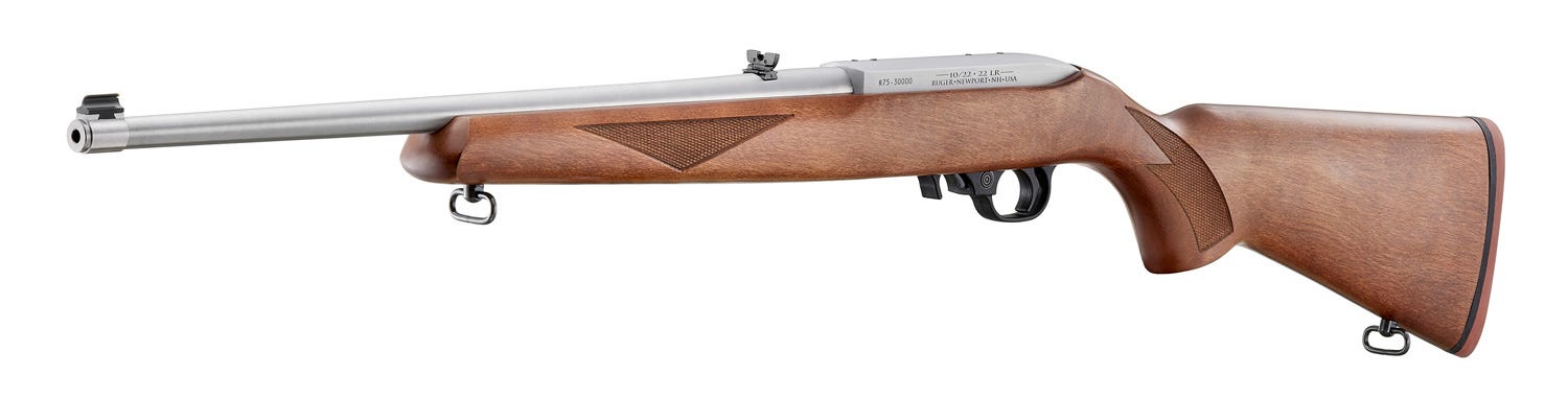 Ruger 10/22 Sporter 75th Anniversary Walnut / Stainless .22 LR 18.5" Barrel 10-Rounds - Image 5