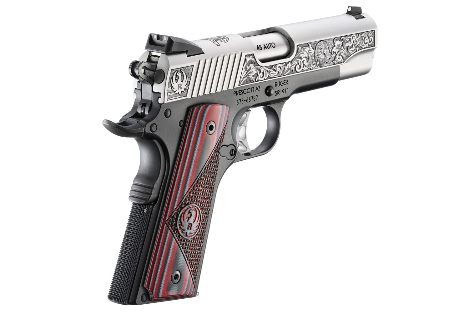 Ruger SR1911 Red Barn Street Edition .45 ACP 4.25" Barrel 7-Rounds - Image 4