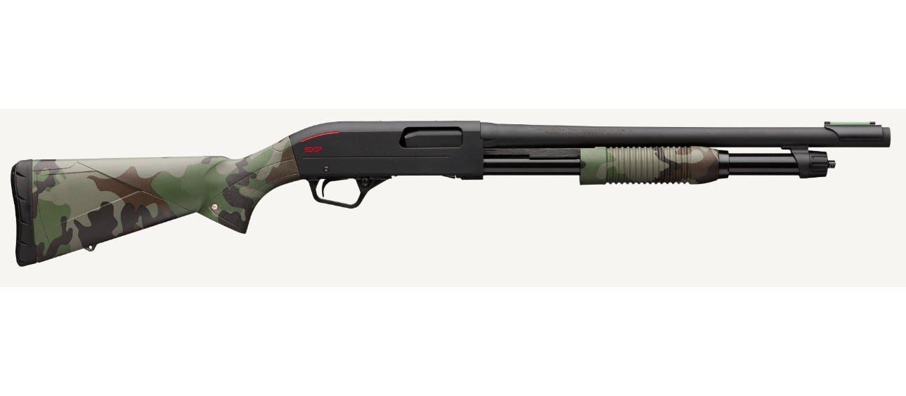 Winchester SXP Hybrid Defender Woodland 12 GA 18" Barrel 5-Rounds