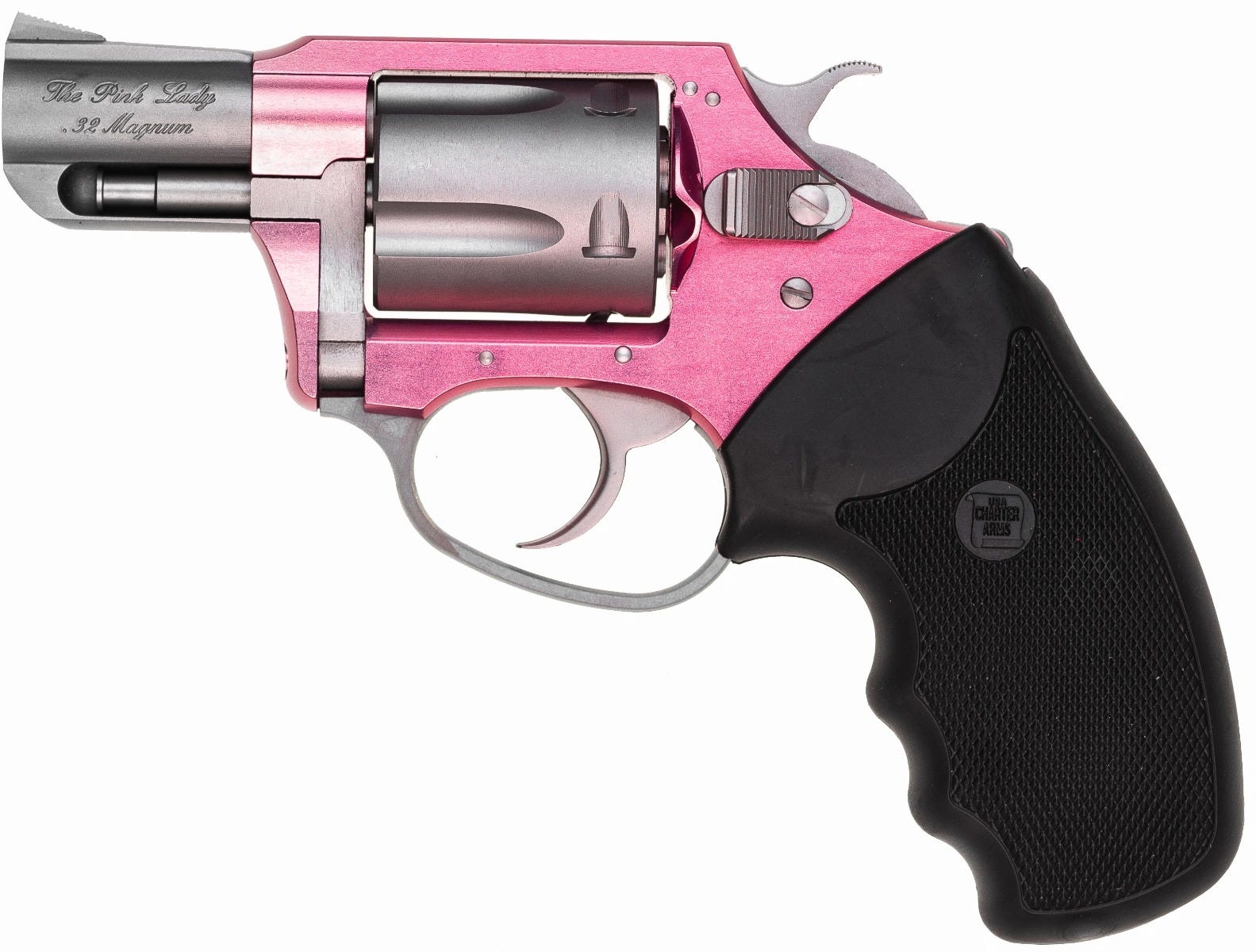 Charter Arms Pink LadyPink/Stainless .32HR 2" Barrel 5-Rounds - Image 2