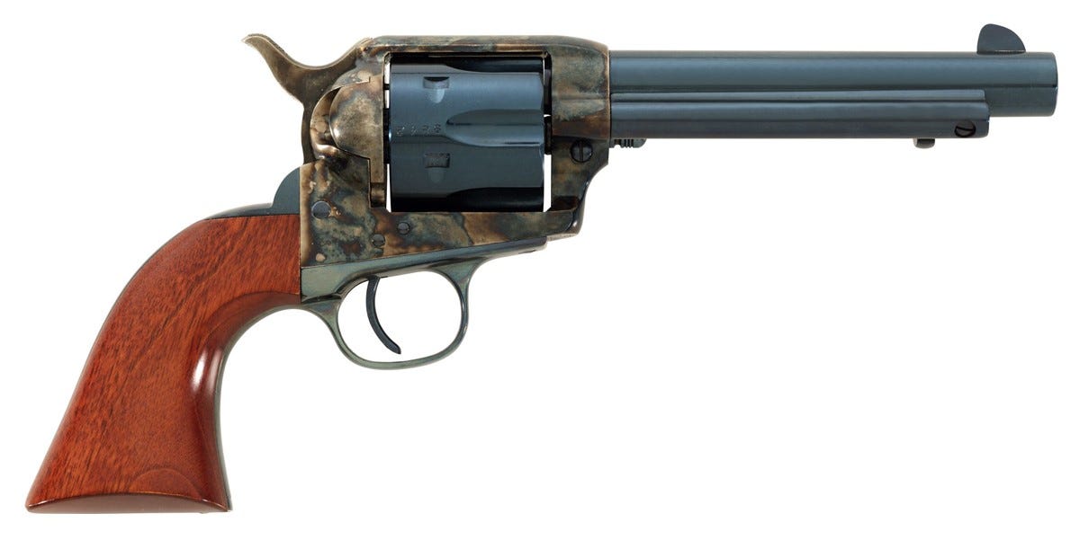 Taylors and Co 1873 Cattleman Charcoal Blue 9mm 4.75" Barrel 6-Rounds