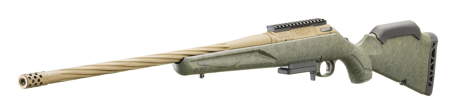 Ruger American Predator Rifle Gen II Green Splatter .204 RUG 22" Barrel 10-Rounds - Image 5