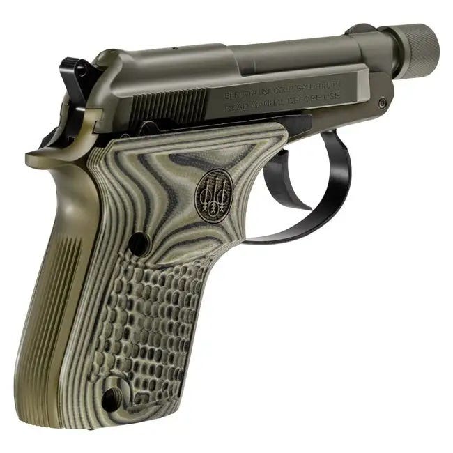 Beretta 21A Bobcat Kale Slushy OD Green .22 LR 2.9" Barrel 7-Rounds Threaded Barrel - Image 5