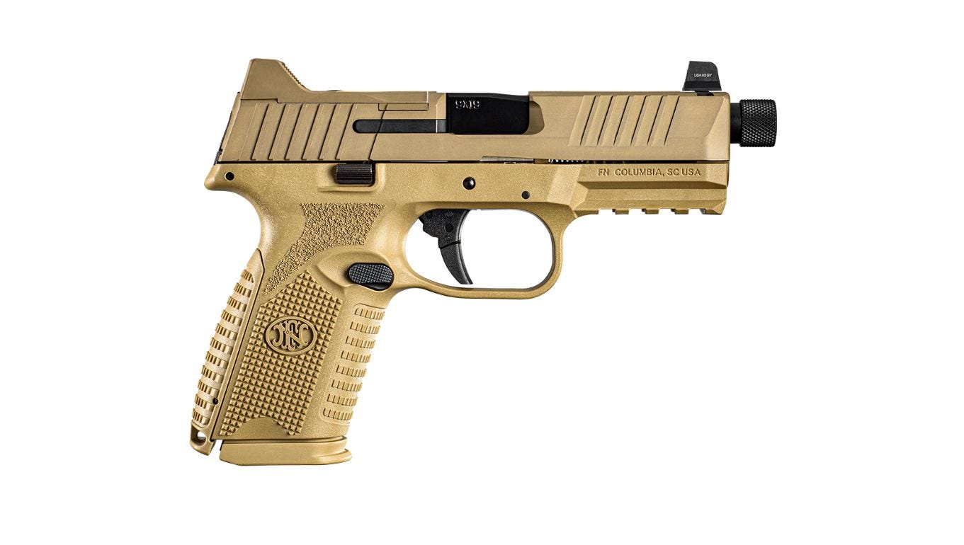 FN 509M Tactical Flat Dark Earth 9mm 4.5" Barrel 24-Rounds