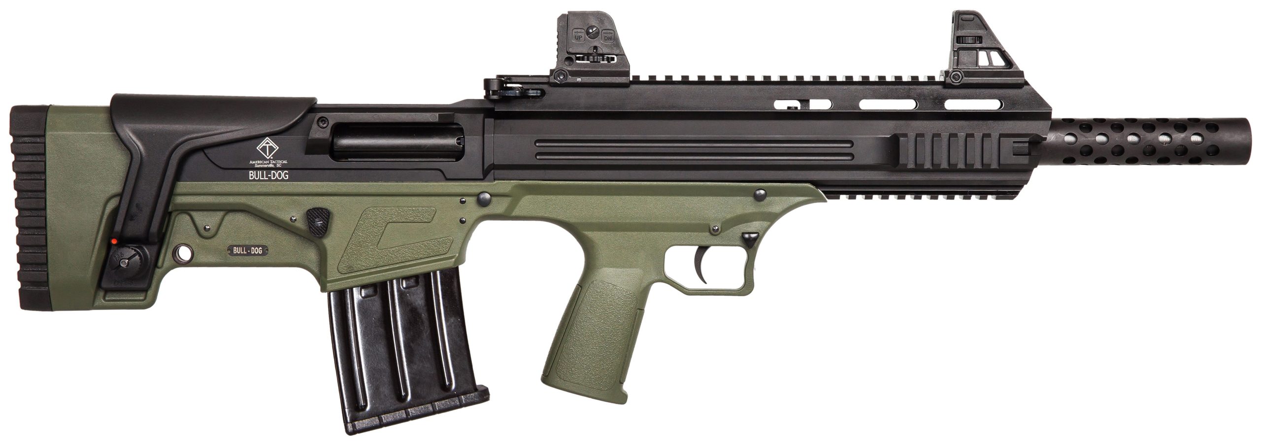 American Tactical Bulldog OD Green 20 GA 18.5" Barrel 3" Chamber 5-Rounds