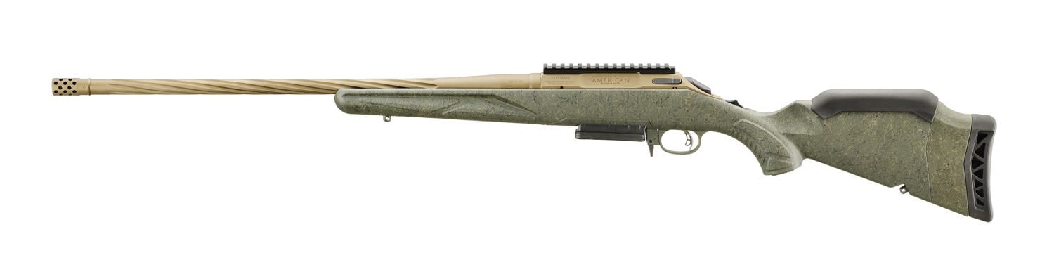 Ruger American Predator Rifle Gen II Green Splatter / Bronze 6.5 Grendel 22" Barrel 10-Rounds - Image 2
