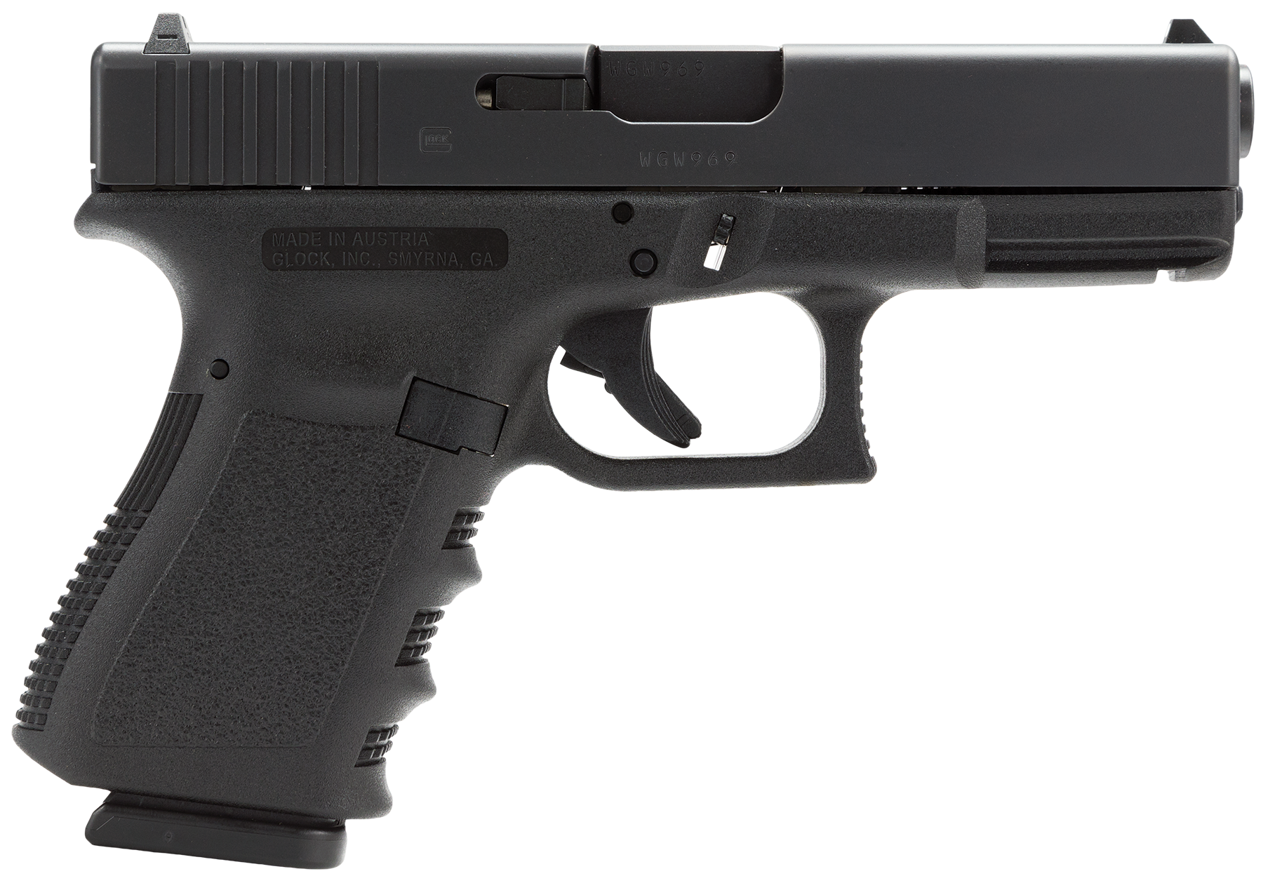 Glock 19 Gen 3 9mm 4.02" Barrel 10-Rounds Fixed Sights