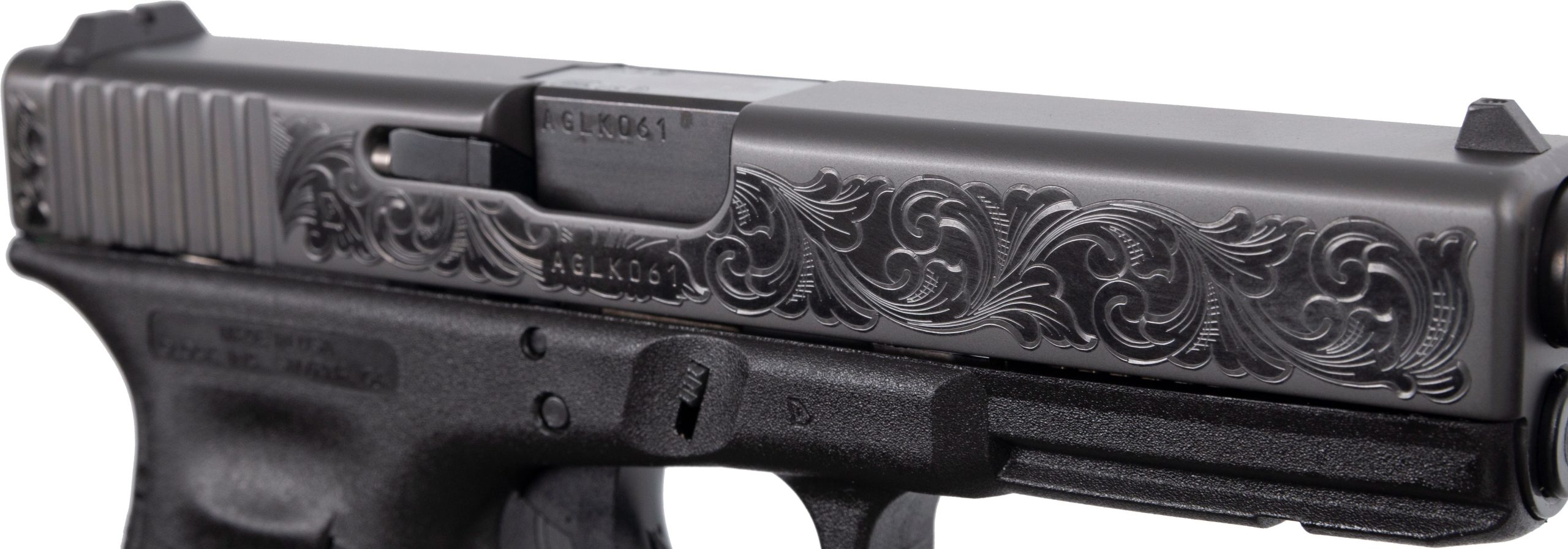 Glock 17 Gen4 Engraved 9mm 4.49" Barrel 17-Rounds - Image 4