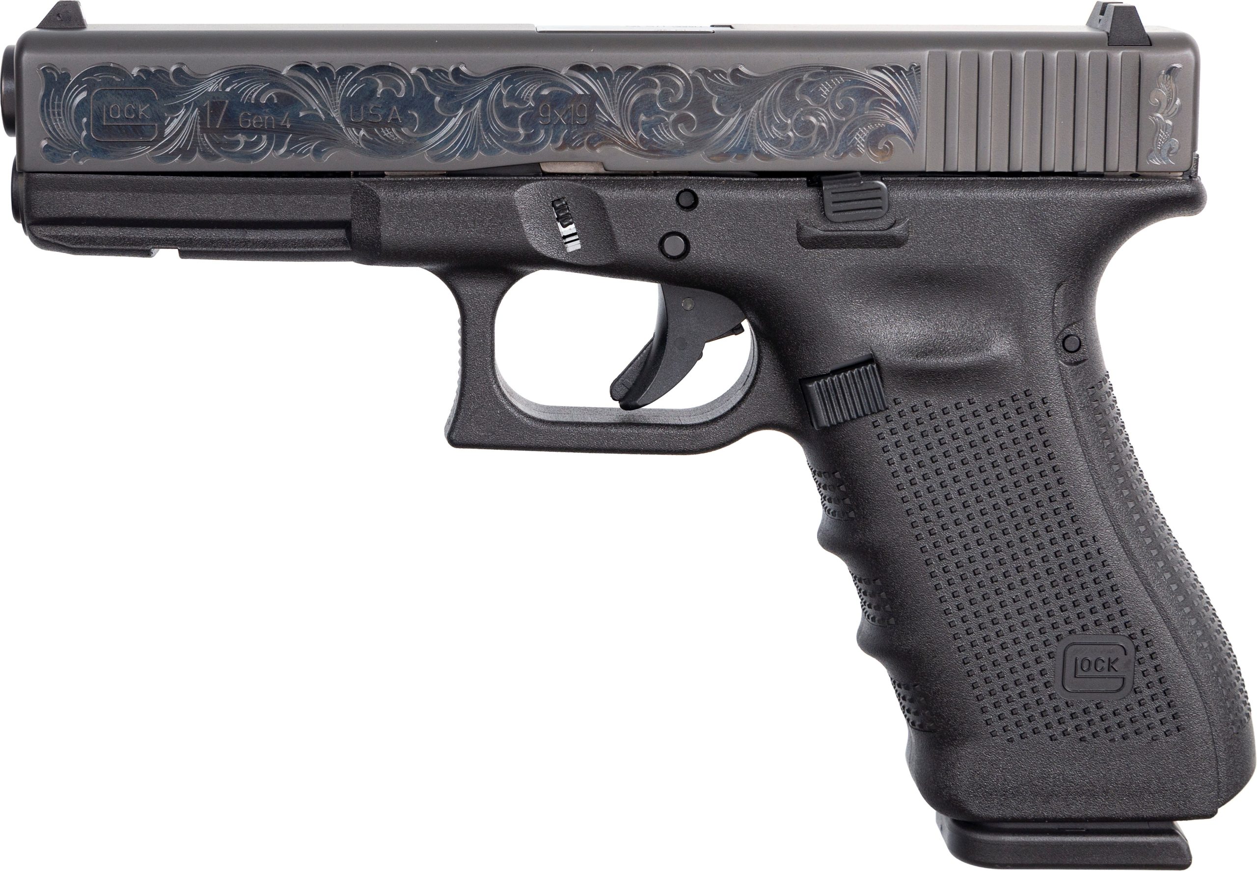 Glock 17 Gen4 Engraved 9mm 4.49" Barrel 17-Rounds - Image 3