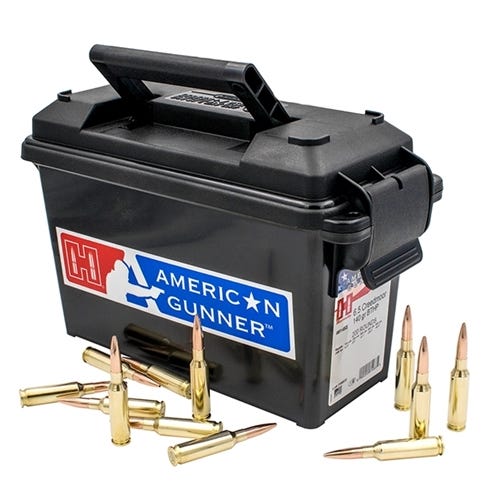 Hornady American Gunner Rifle Ammo 6.5 Creedmoor 140 Grain BTHP 200-Round