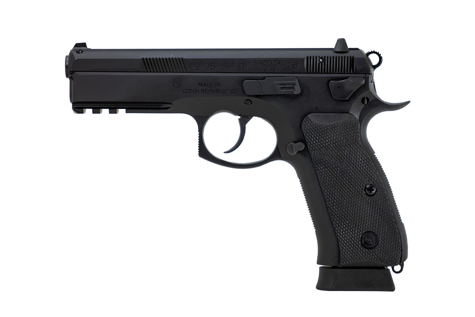 CZ 75 SP-01 Tactical 9mm 4.6" Barrel 10-Rounds 3-Dot Sights