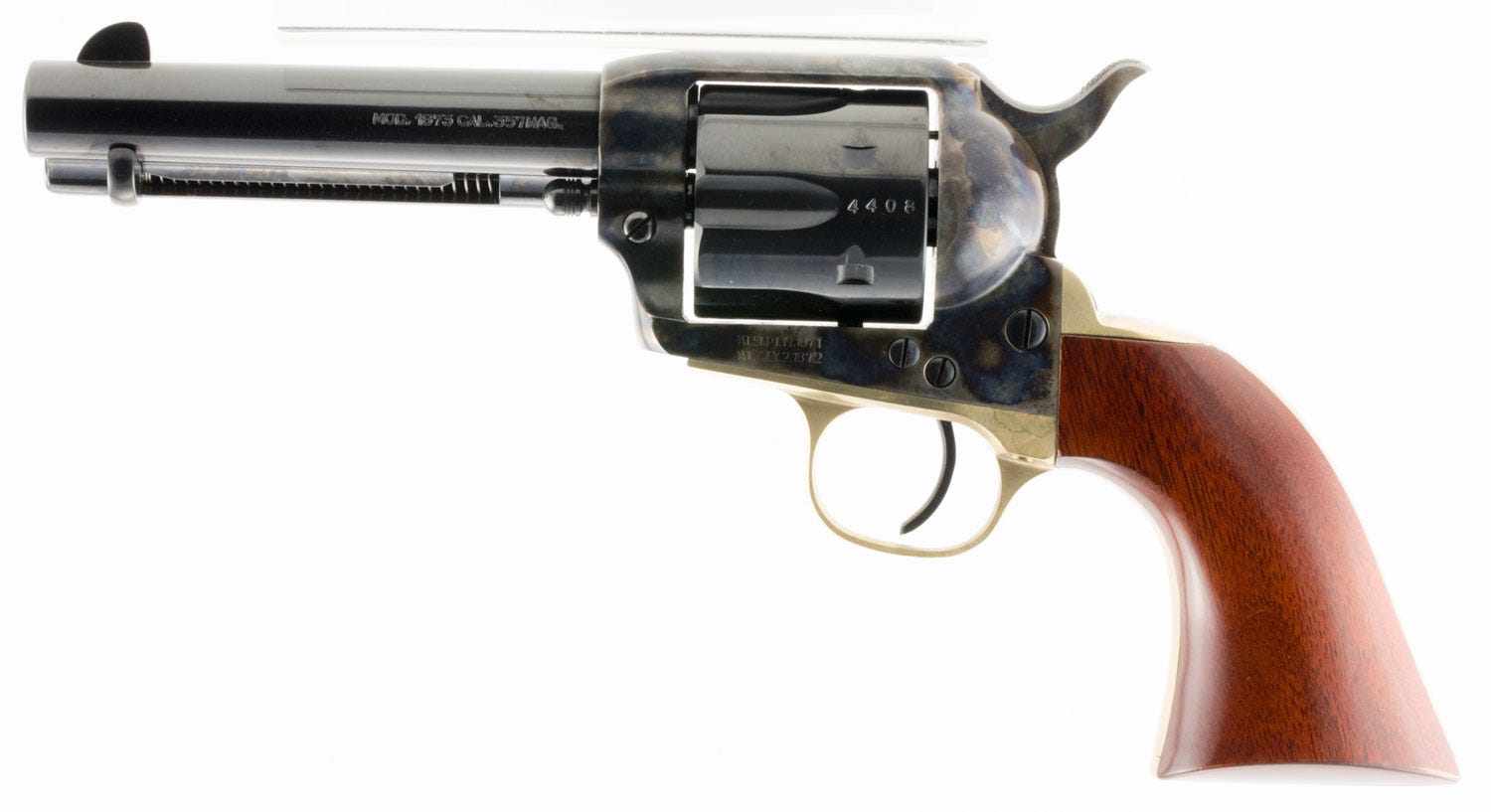 Taylors and Co 1873 Ranch Hand Color Case Hardened .357 Mag / .38 SPL 4.75" Barrel 6-Rounds - Image 2