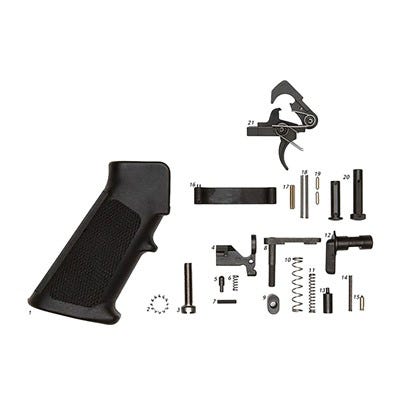 ALG Defense Lower Parts Kit with Grip & QMS Trigger
