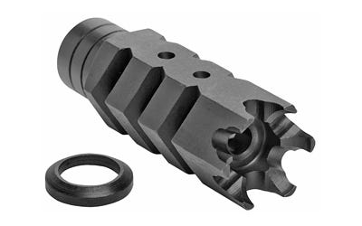 Advanced Technology .308 Shark Muzzle Brake w/Crush Washer 5/8X24 BLK