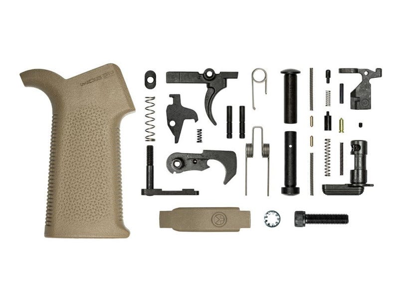 Aero Precision Lower Parts Kit Flat Dark Earth with MOE SL Grip