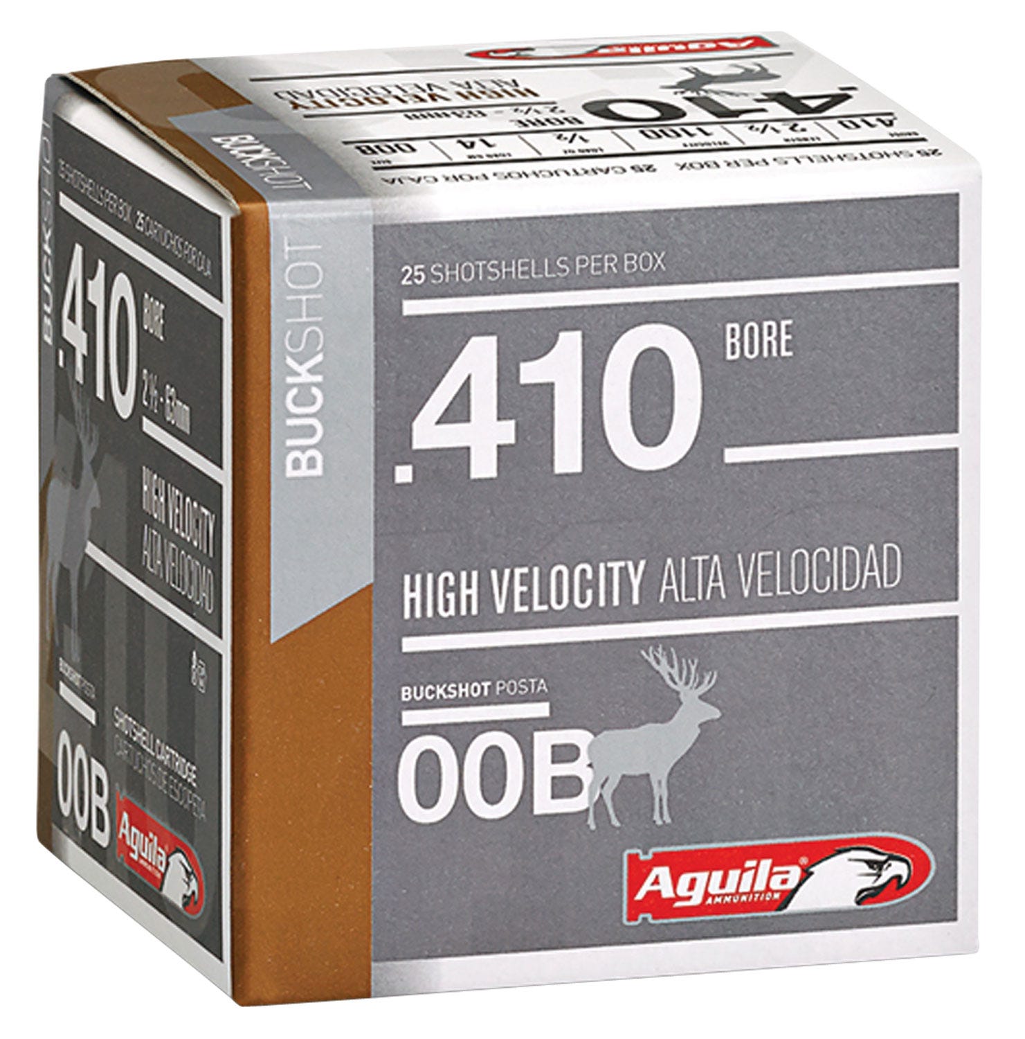 Aguila Sub-Gauge .410 GA 25-Rounds 2.5" 00 Buck