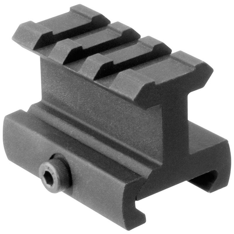 Aim Sports AR-15 Riser Mount High 1.6" Length 1" Rise Aluminum