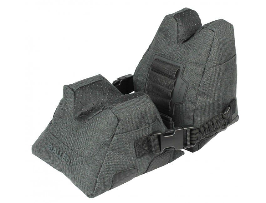 Allen Eliminator Shooting Rest Prefilled Front and Rear Bag Gray