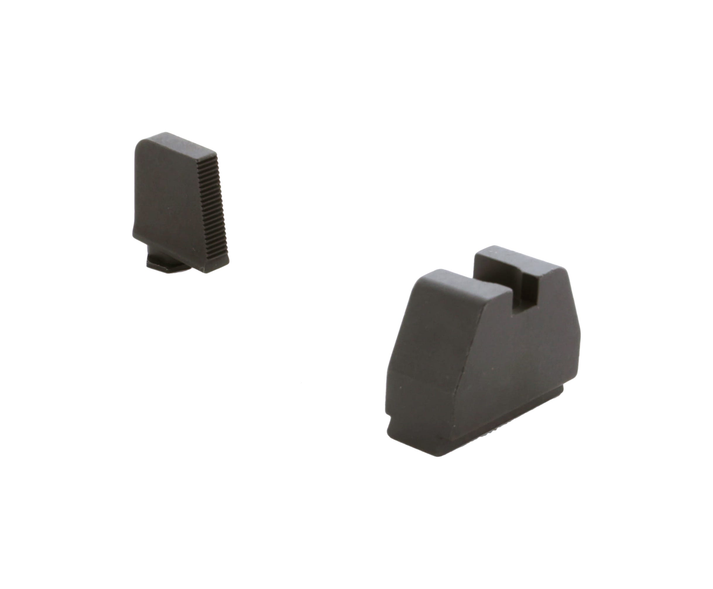 AmeriGlo Tritium Rear Sight Green with White Outline for Glock
