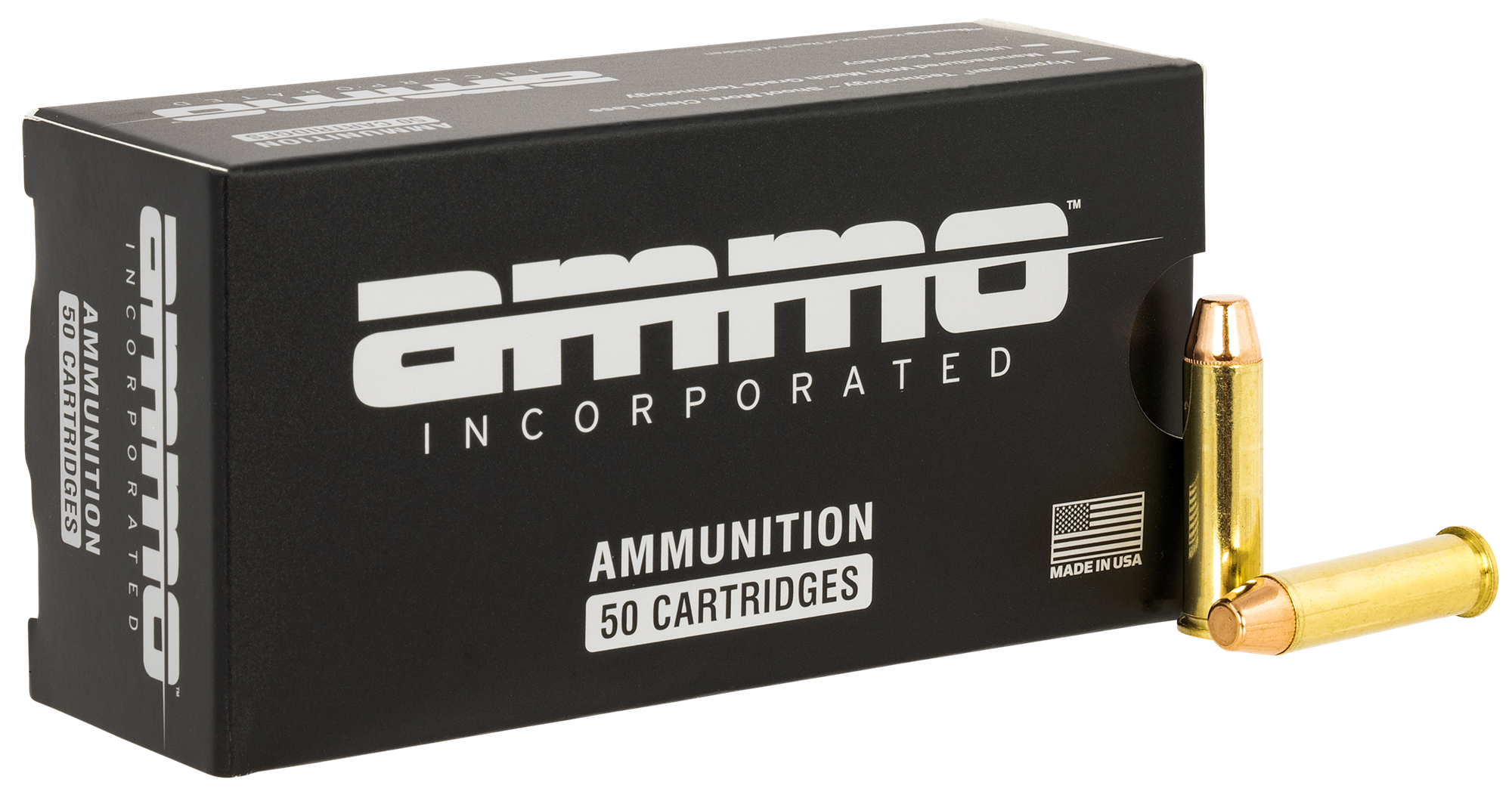 Ammo Inc. Signature Brass .357 Mag 158 Grain 50-Rounds TMC