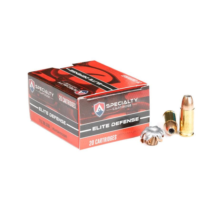 Atlanta Arms Elite Defense Brass 9mm 115 Grain 20-Rounds JHP