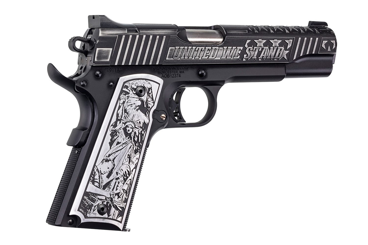 Auto-Ordnance 1911 United We Stand Edition Black Armory Kote .45 ACP 5" Barrel 7-Rounds