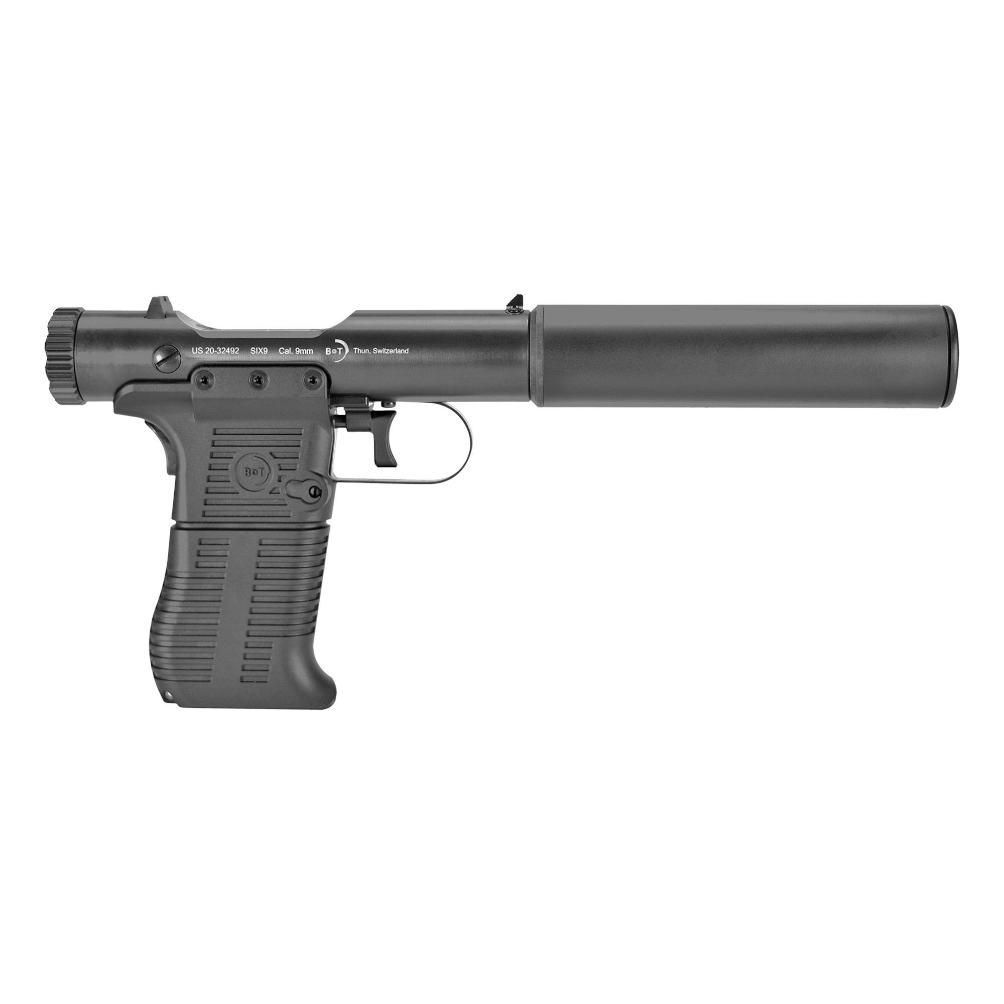 B&T Station Six 9mm 3.5" Barrel 9-Rounds w/ Suppressor