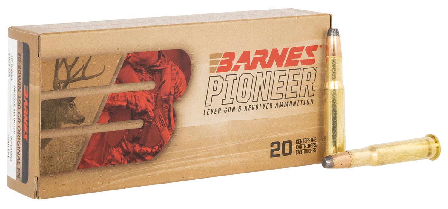 Barnes Bullets Pioneer Brass .30-30 190 Grain 20-Rounds