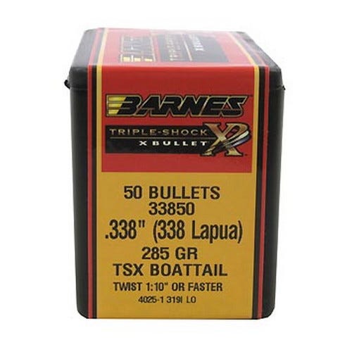 Barnes Bullets 33850 .338 285 TSX BT LAPUA 50