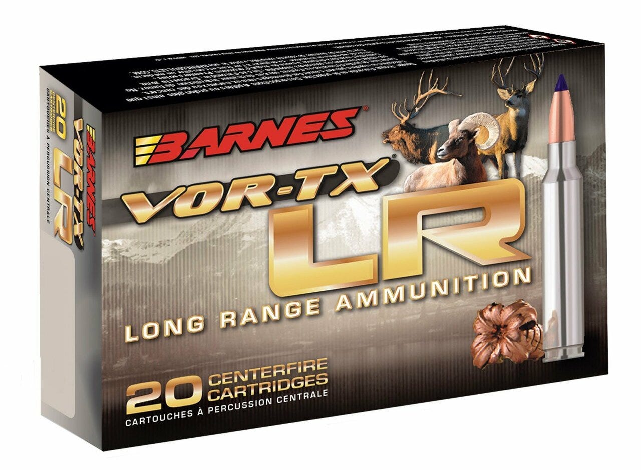 Barnes VOR-TX Long Range Ammunition 6.5 Creedmoor 127-Grain 20 Rounds LRX Polymer