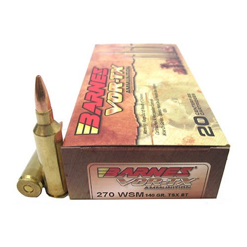 Barnes Bullets 21559 .270 WSM 140 TSX Bt 20rds