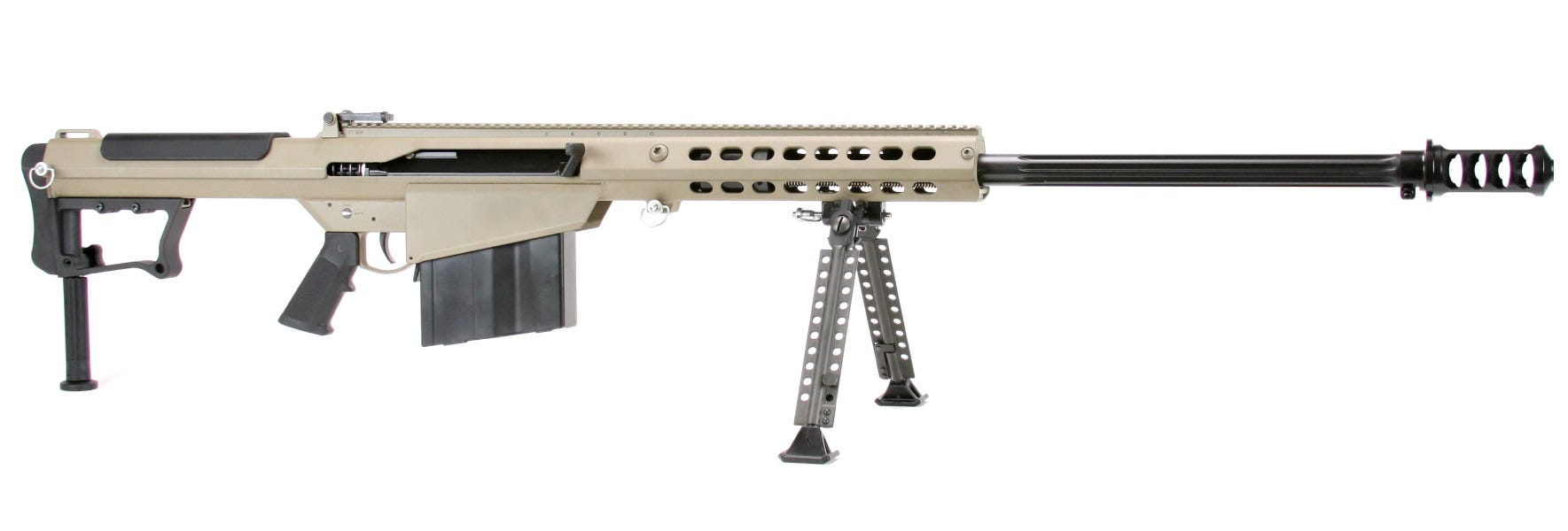 Barrett M107A1-S Flat Dark Earth .50 BMG 29" Barrel 10-Rounds Steel Receiver