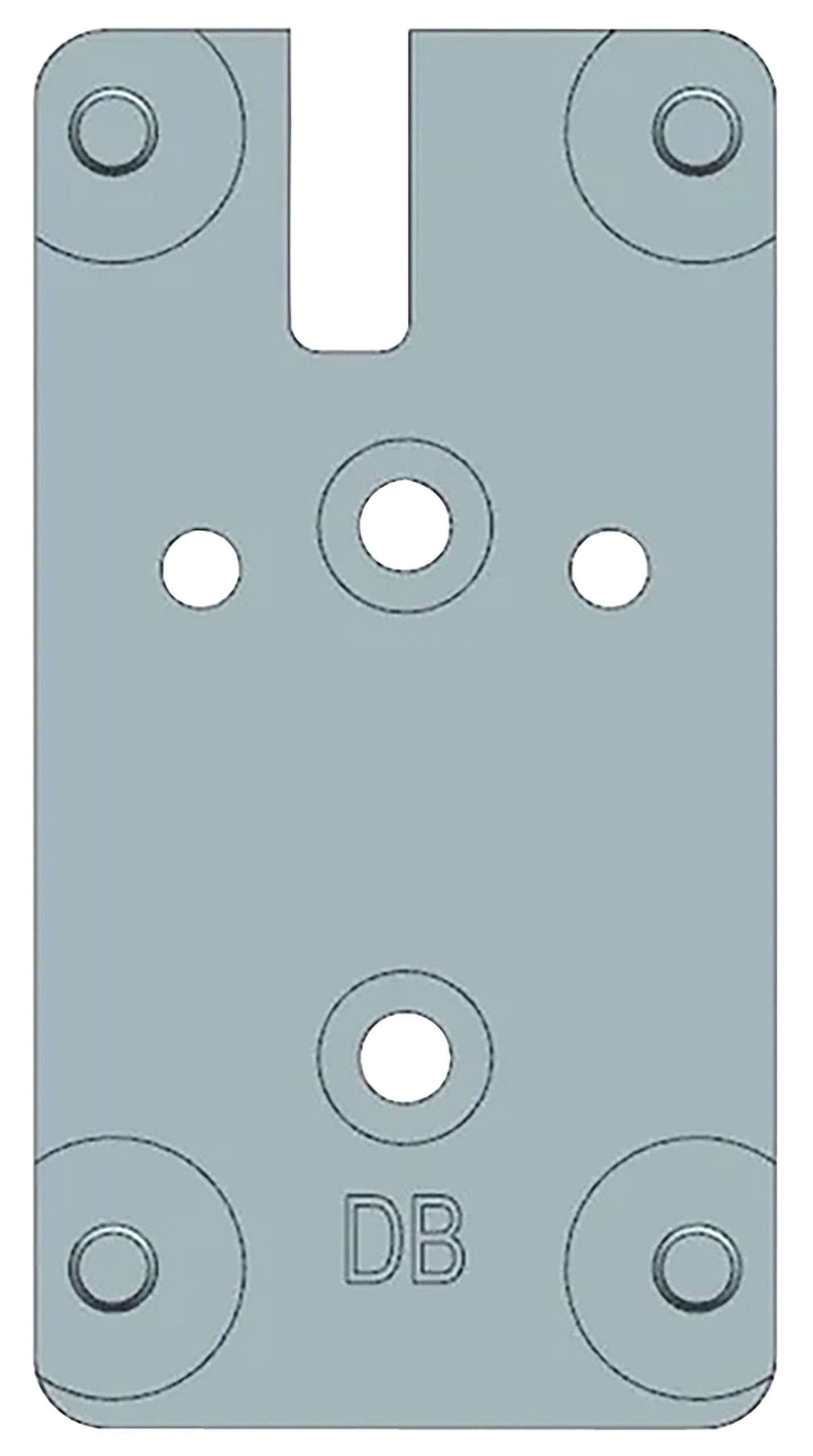 Beretta 90/92 RDO Optic Plate Burris FastFire/Vortex Venom/Docter Pattern Silver