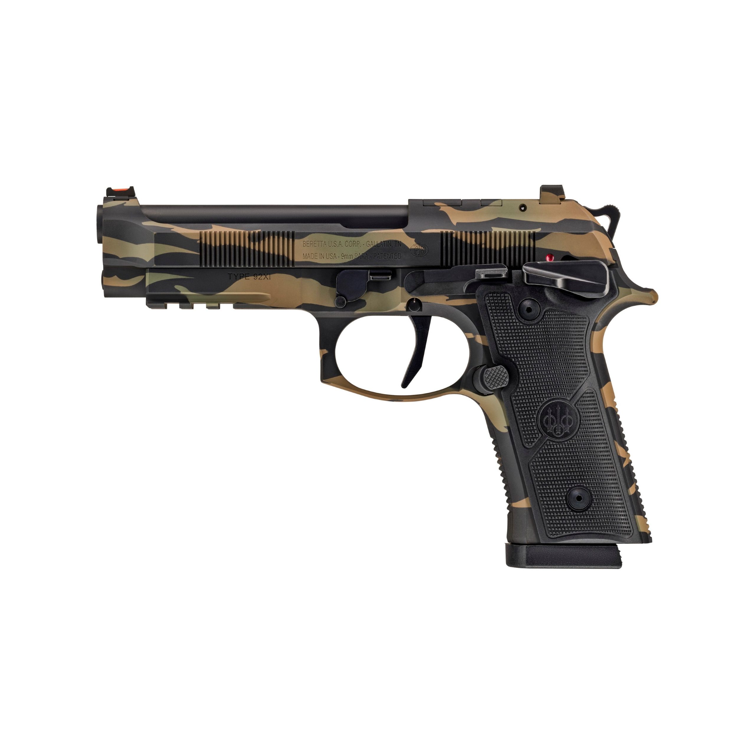 Beretta 92Xi Combat Series Vietnam Tiger Stripe 9mm 4.7" Barrel 18-Rounds