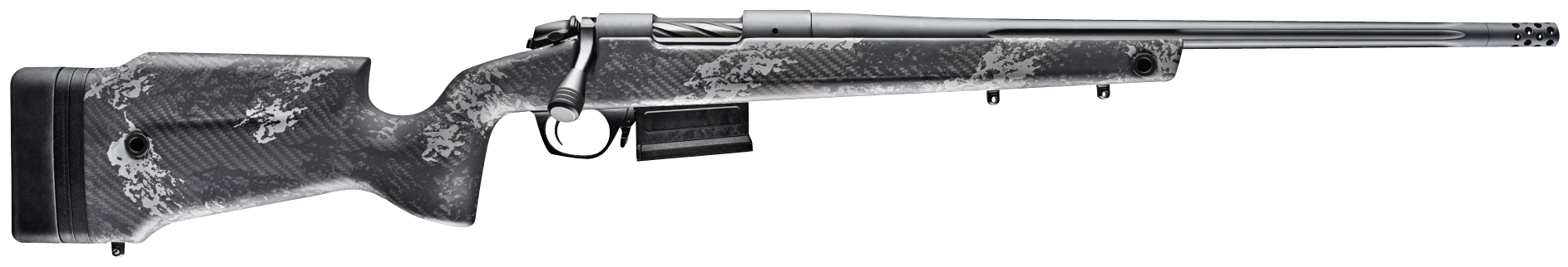 Bergara Rifles B-14 Crest Carbon Fiber 6.5 Creedmoor 20" Barrel 5-Rounds