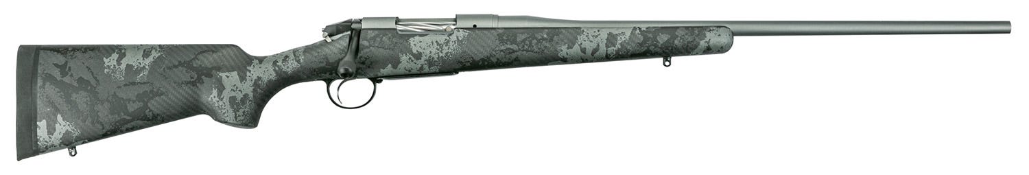 Bergara Rifles Premier Mountain Grey .28 Nosler 24" Barrel 2-Rounds Camo Stock
